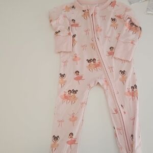 Pink Ballerina Kids One Piece Bamboo